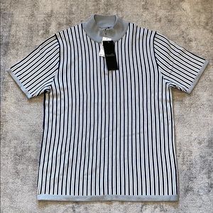 Truth short sleeve mock neck sweater